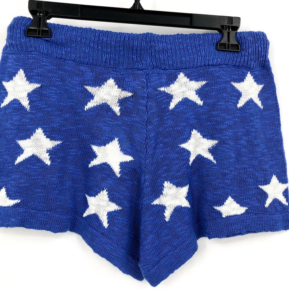 BEACHRIOT Women's Spangled Balboa Shorts Medium Blue Stars and Stripes NWT - Picture 8 of 12